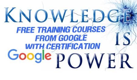 Free Training Courses from Google with certification - TechFriend.IN